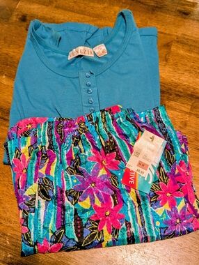 Venezia Tank with Vibrant Floral Shorts